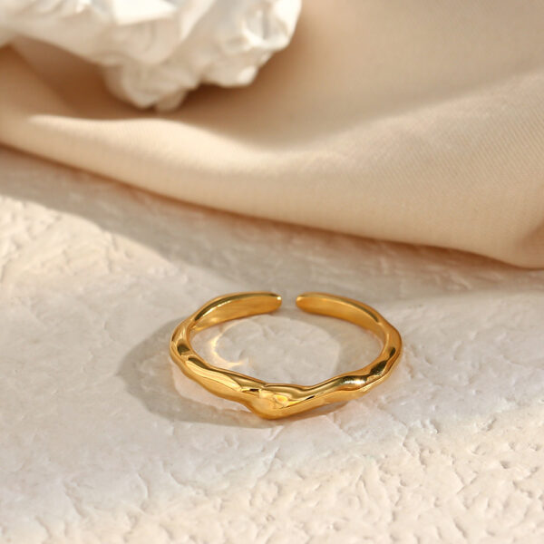 Elegant Stainless Steel Ring - Image 2