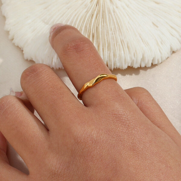 Elegant Stainless Steel Ring - Image 4