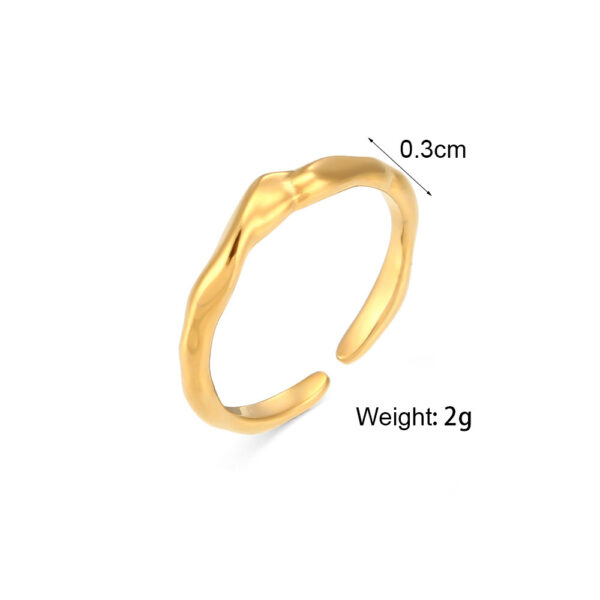 Elegant Stainless Steel Ring - Image 9